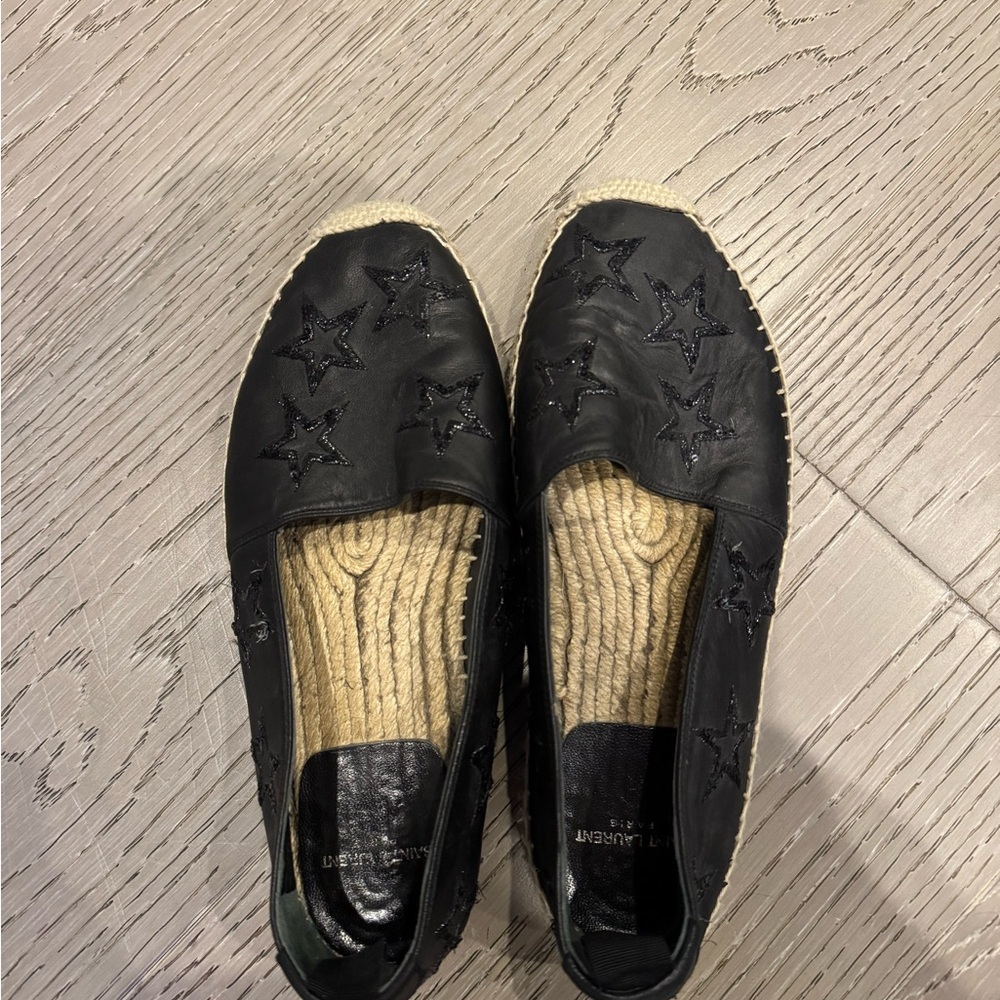 Saint Laurent Black Espadrilles